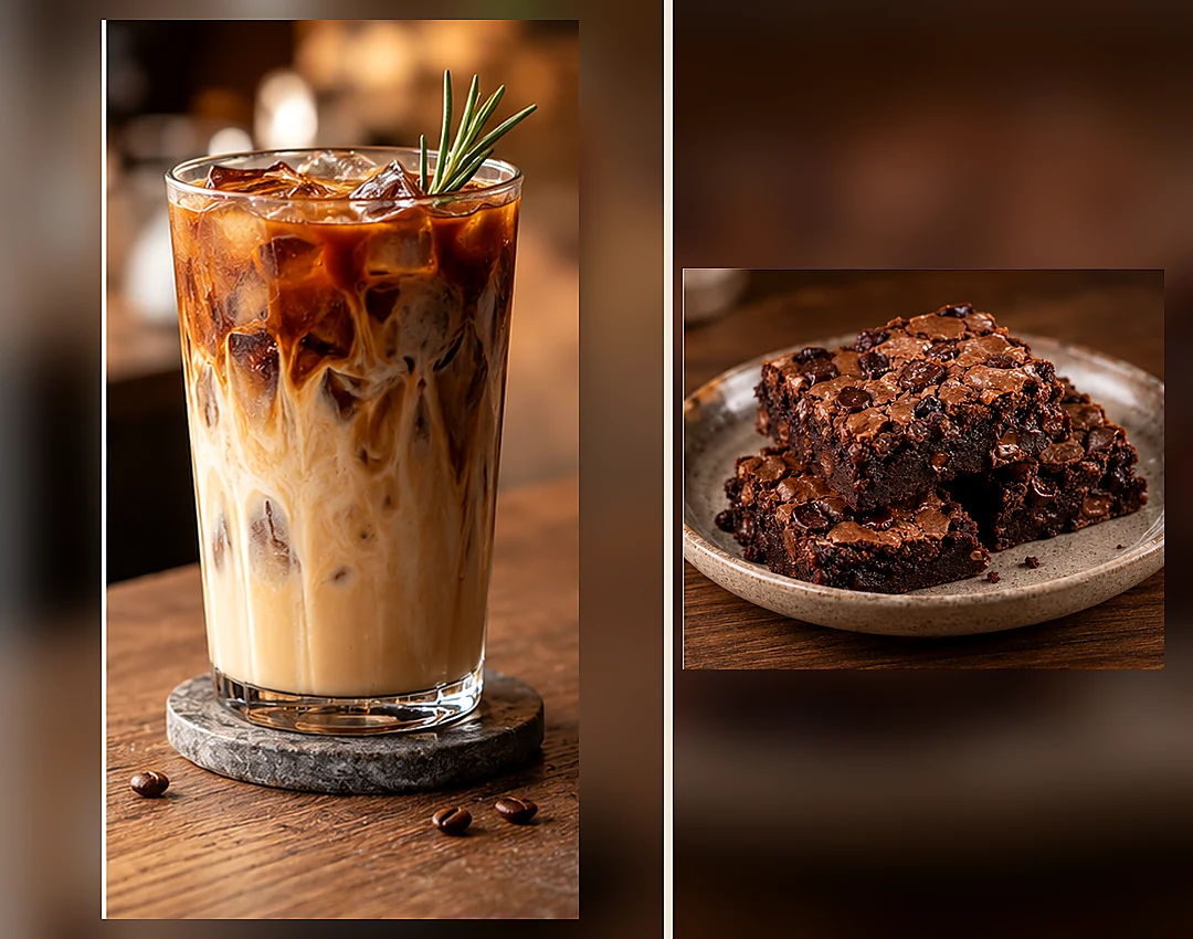 Foto ilustrasi Shaken Latte + Christmas Cookies 1