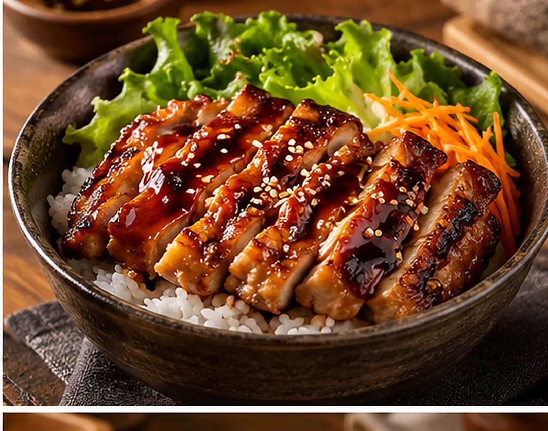 Foto ilustrasi Rice Bowl Chicken Teriyaki