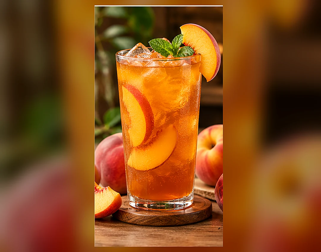 Foto ilustrasi Peach Tea